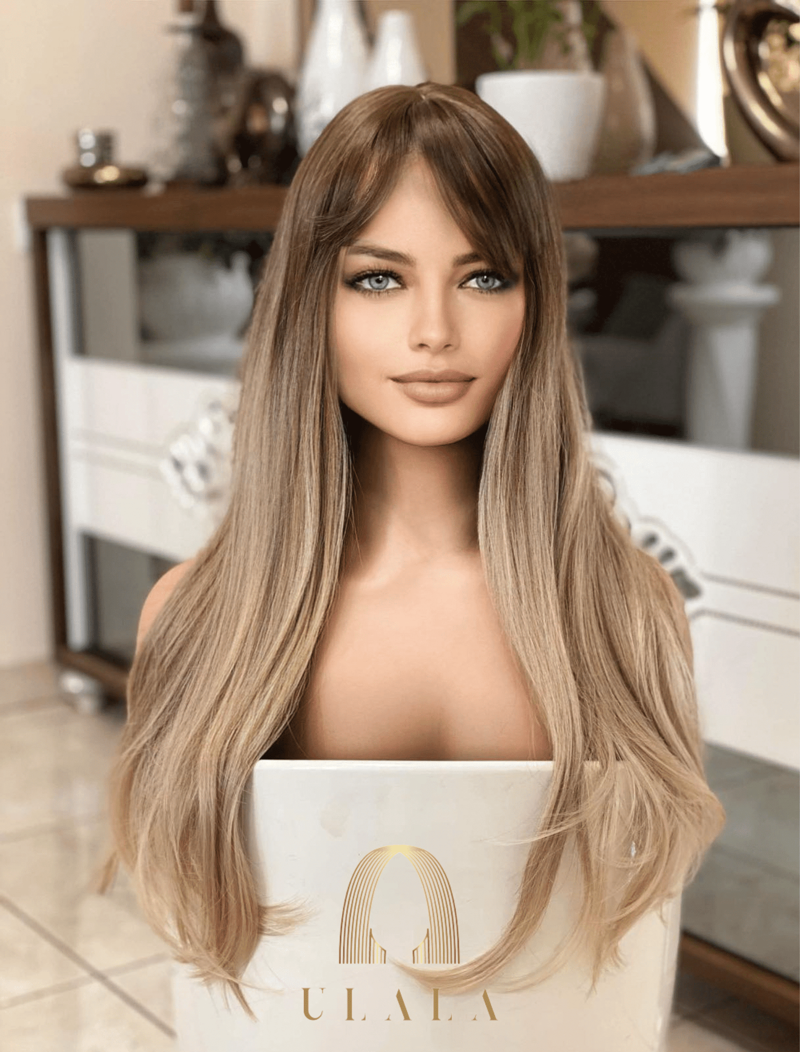 hosszú humán haj paróka