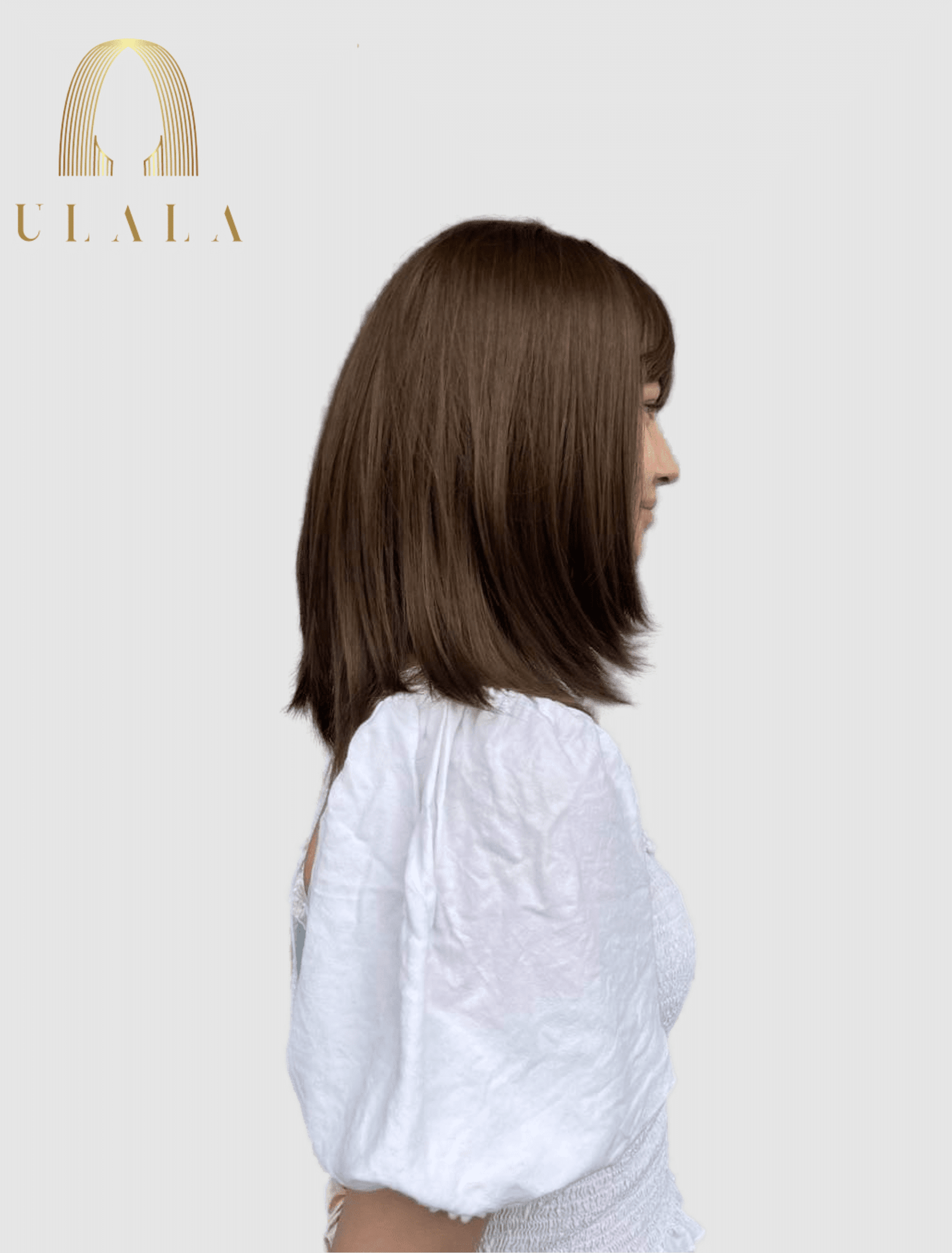 barna félhosszú paróka kemoterápia