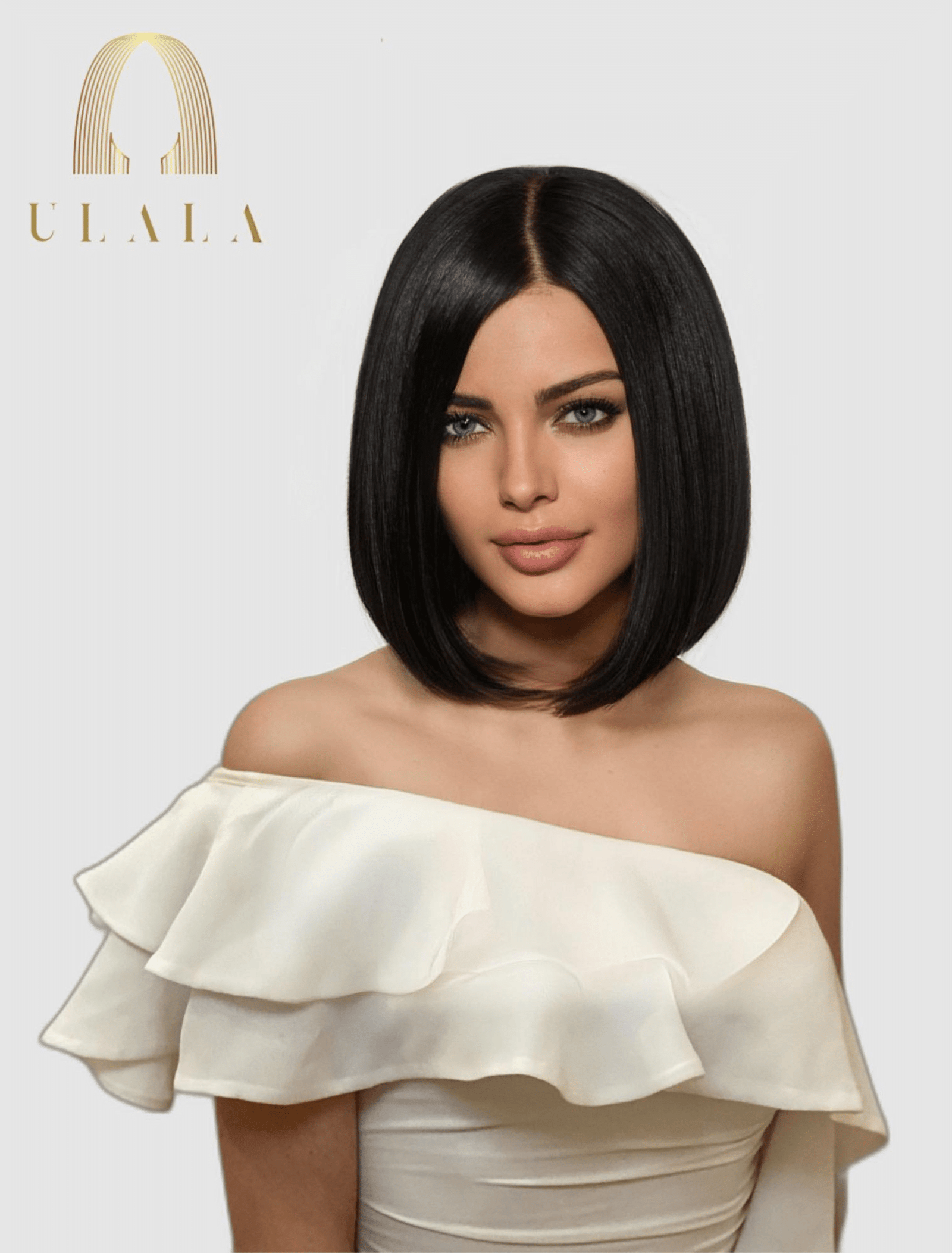 fekete emberi haj paróka eladó