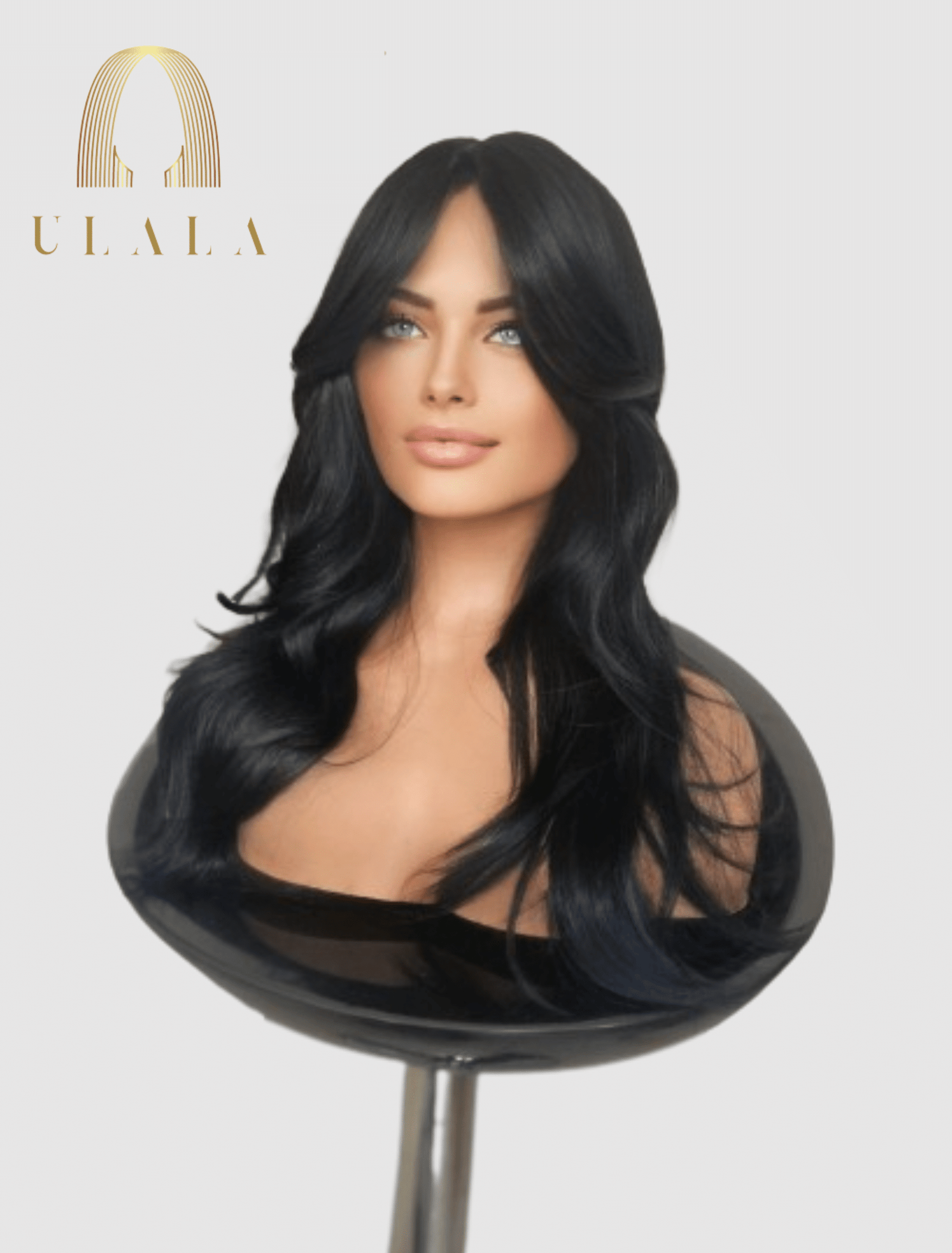 fekete emberi haj paróka