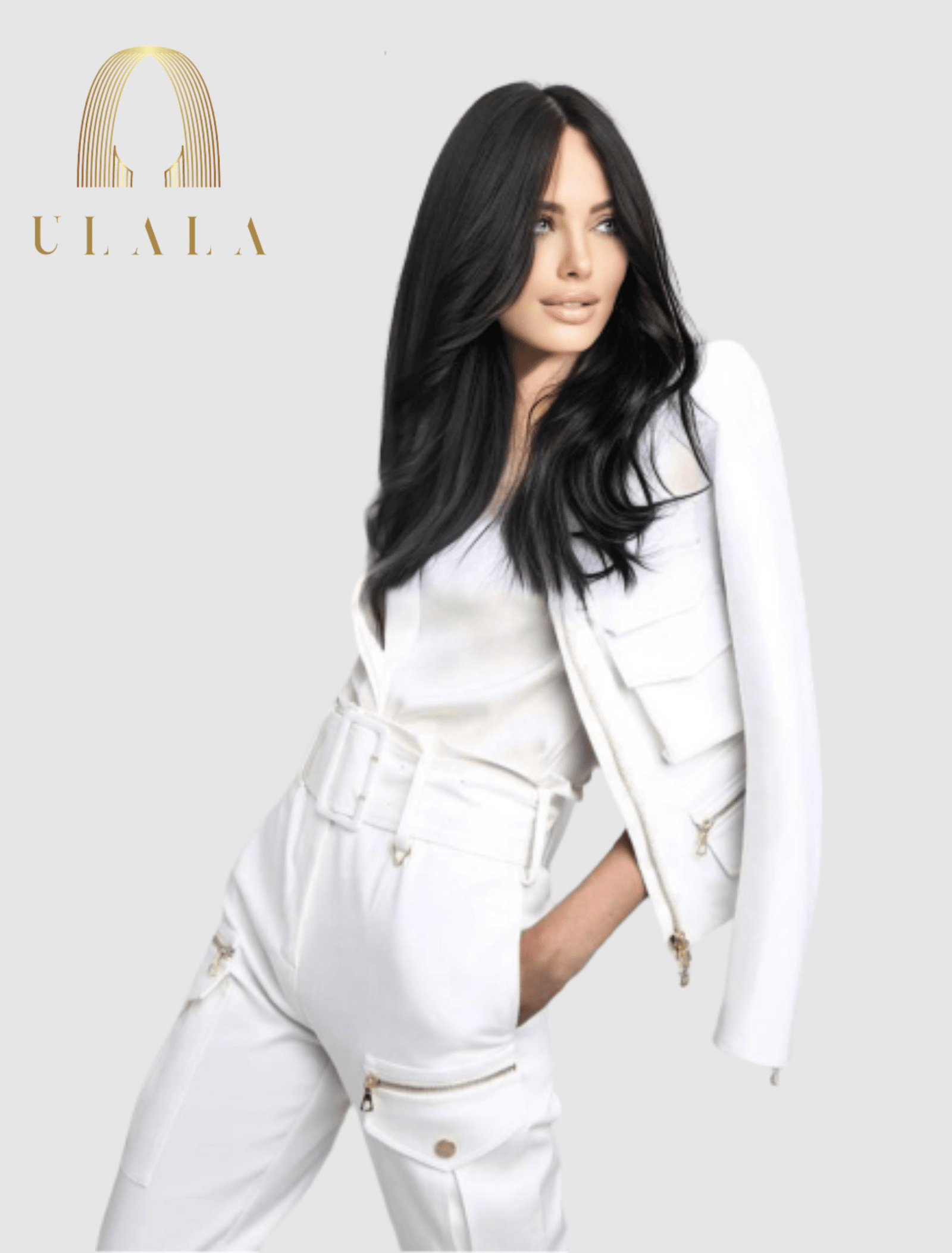 fekete paróka emberi hajból