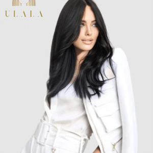 fekete paróka valódi emberi hajból