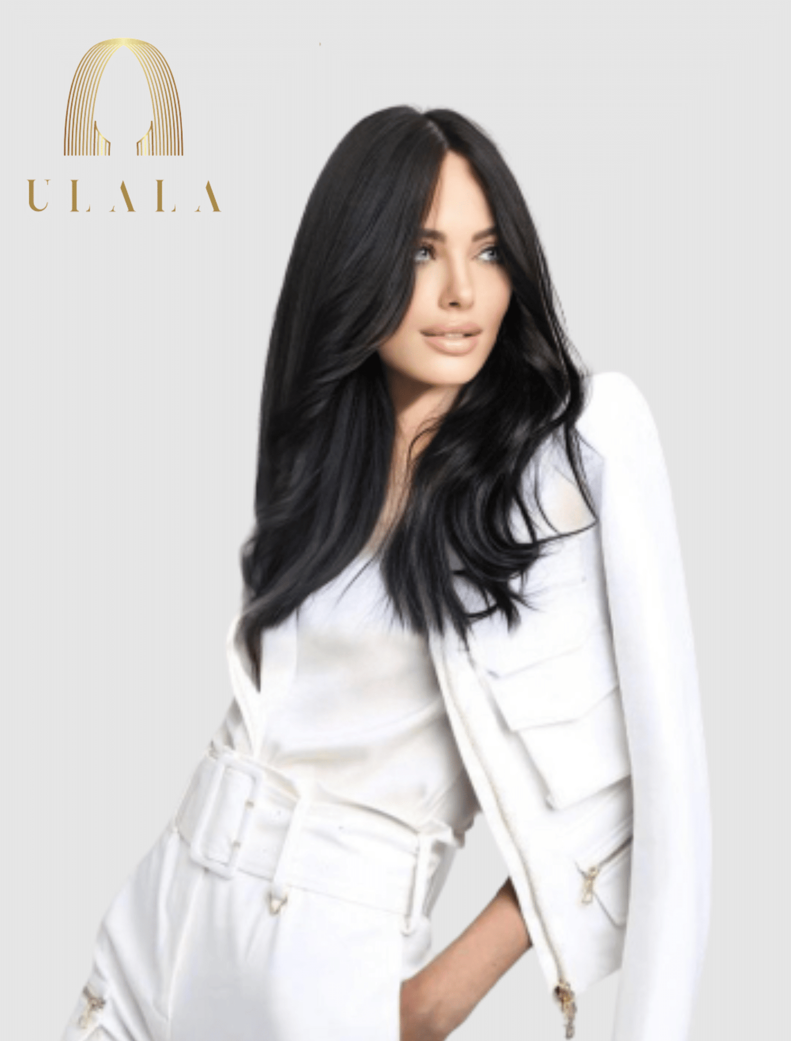 fekete paróka valódi emberi hajból