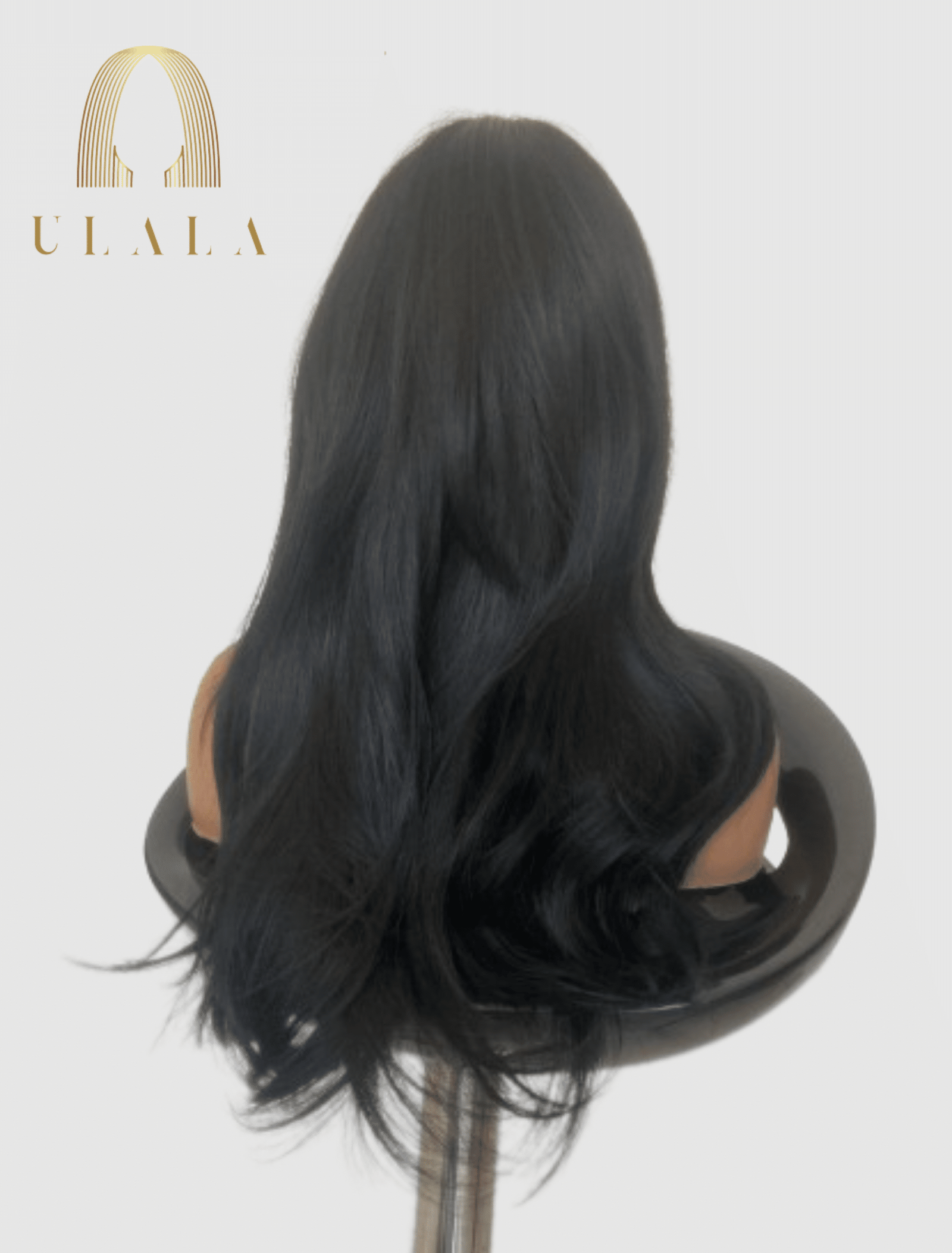 fekete paróka valódi hajból