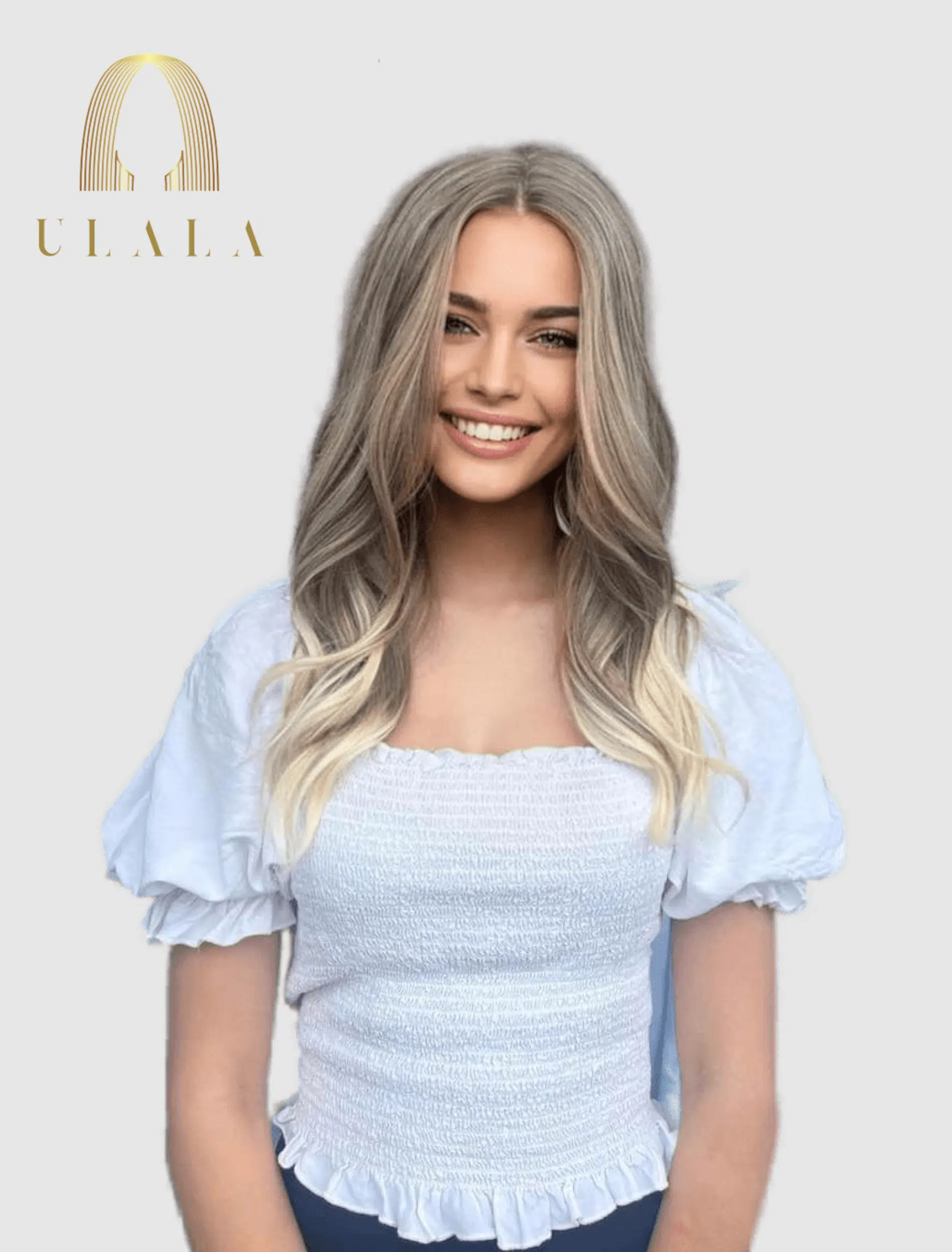 szőke lace front - láthatatlan elejű paróka