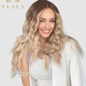 Hosszú szőke paróka valódi hajból