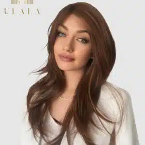 hosszú barna paróka eladó