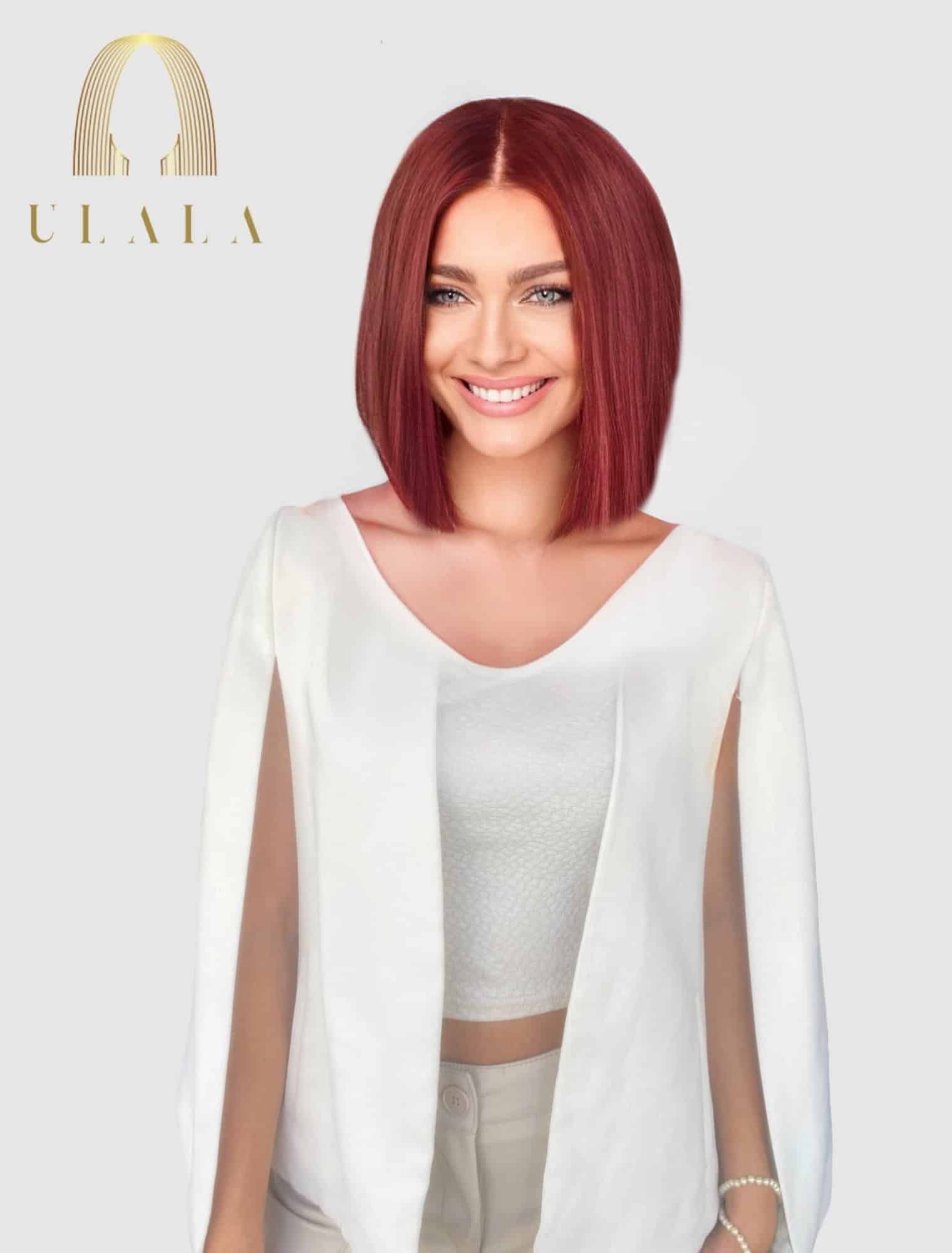 lace hálós burgundy vörös paróka eladó