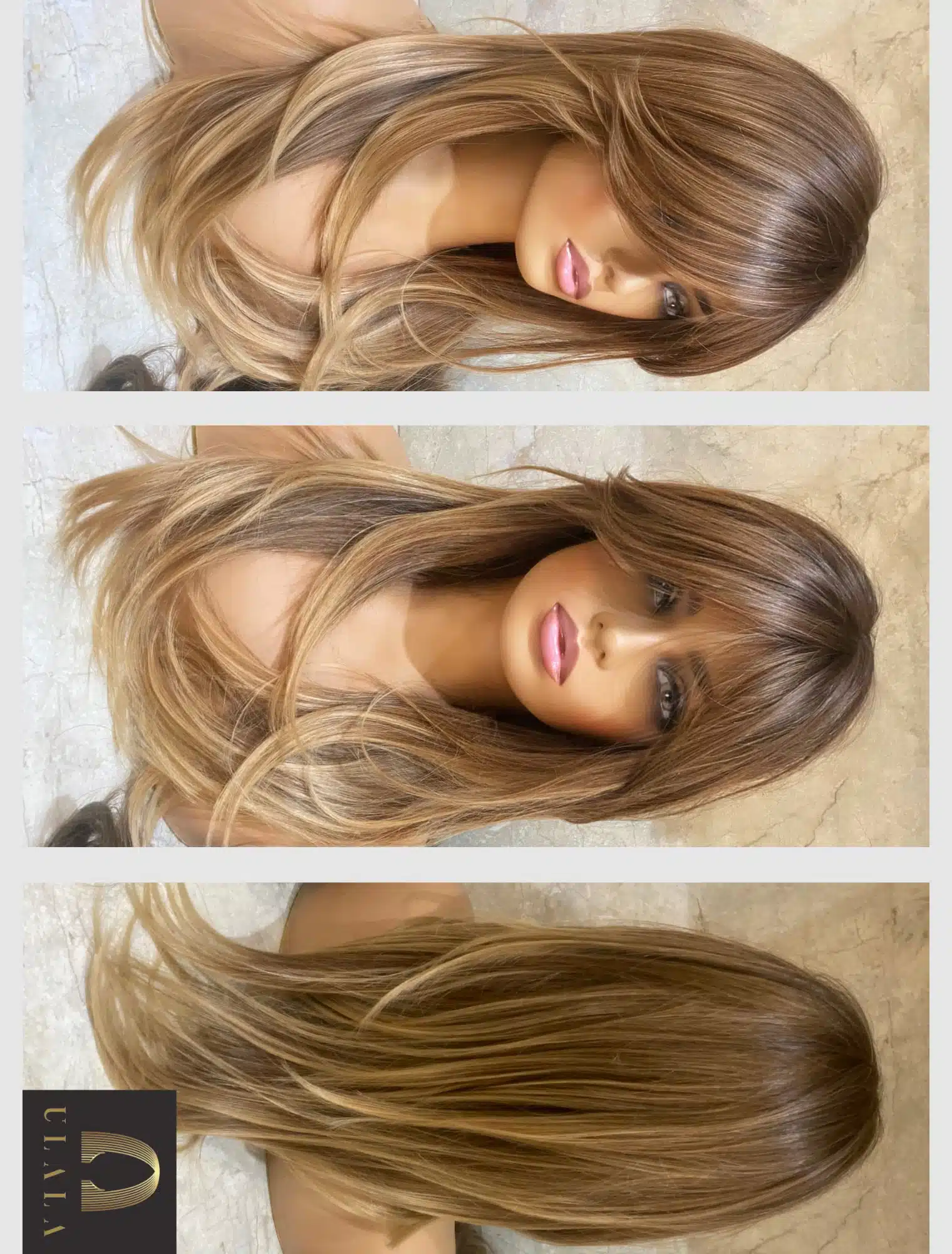 Természetes paróka valódi hajból