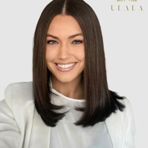 barna hálós lace front paróka