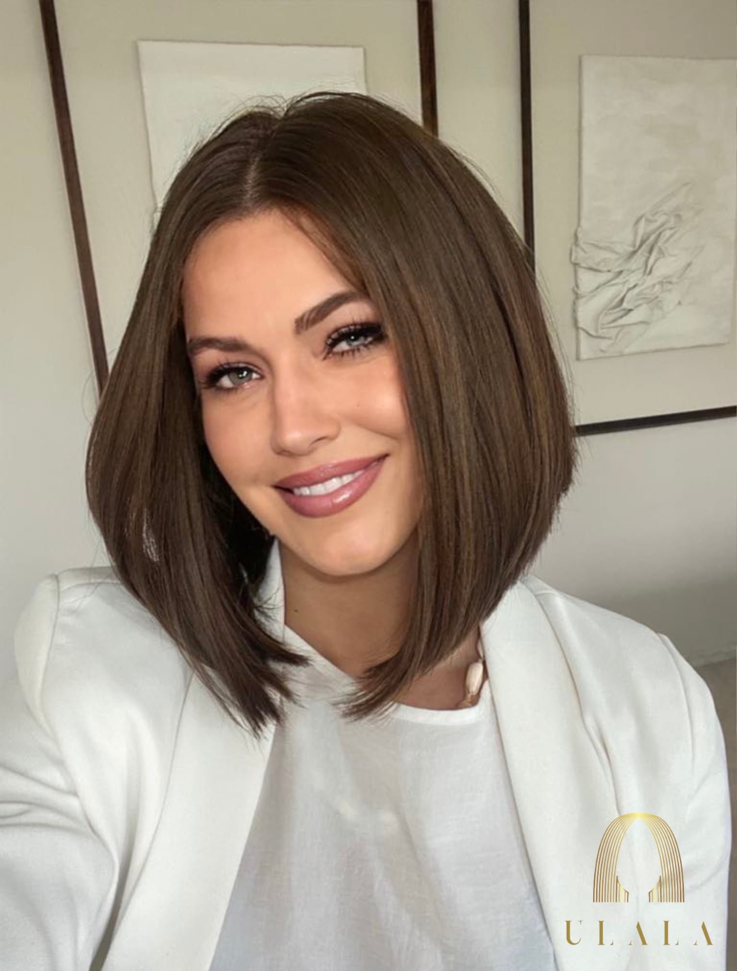 világosbarna hálós Kleopátra paróka